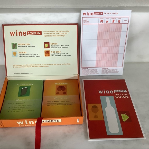 WineSmarts Question & Answer Card Game - Picture 3 of 7